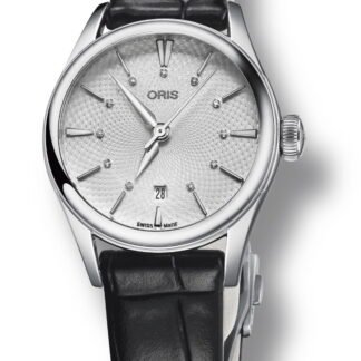 Oris Artelier Date Diamonds Silver