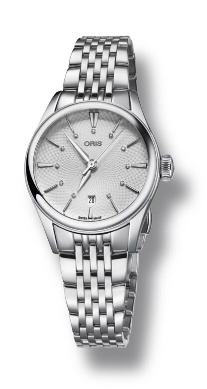 Oris Artelier Date Diamonds Silver