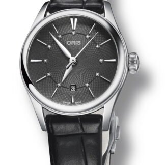 Oris Artelier Date Diamonds Gray