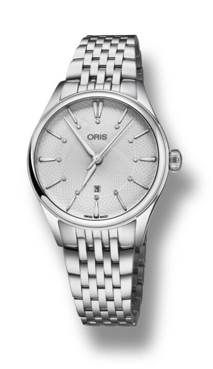 Oris Artelier Date Diamonds Silver