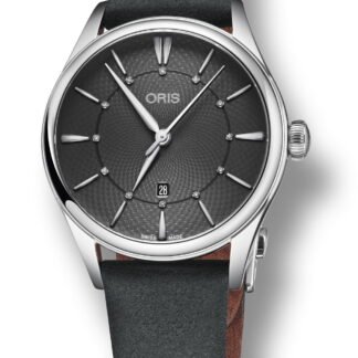 Oris Artelier Date Diamonds Gray