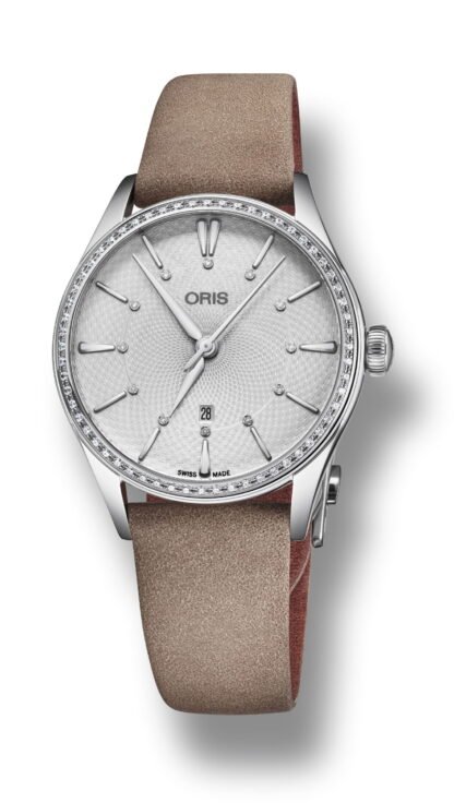 Oris Artelier Date Diamonds Silver