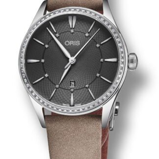 Oris Artelier Date Diamonds Gray