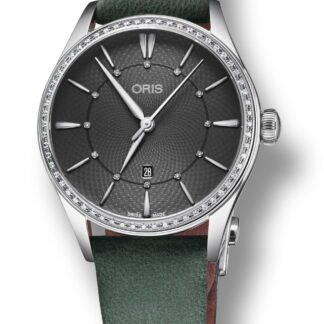 Oris Artelier Date Diamonds Gray
