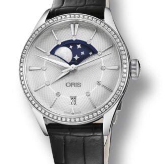 Oris Artelier Grande Lune, Date Diamonds Silver