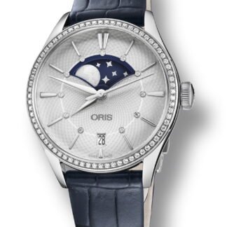 Oris Artelier Grande Lune, Date Diamonds Silver