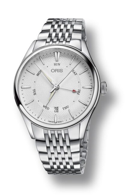 Oris Artelier Pointer Day Date Silver