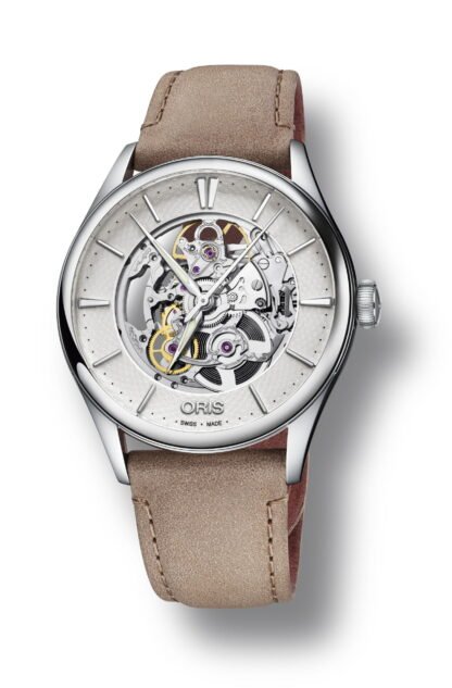 Oris Artelier Skeleton Silver