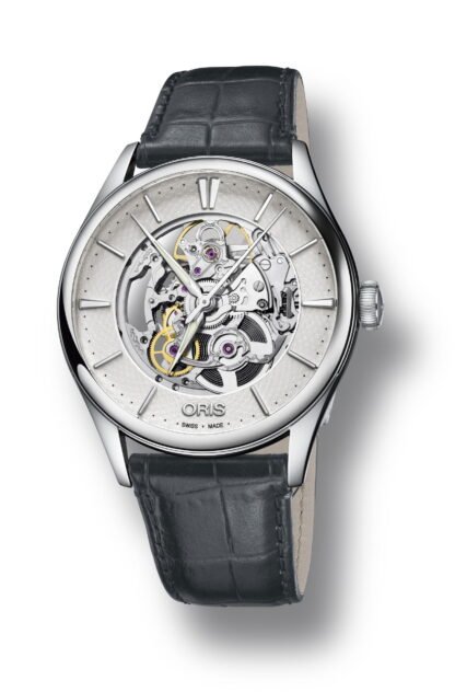 Oris Artelier Skeleton Silver