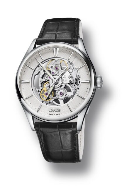 Oris Artelier Skeleton Silver