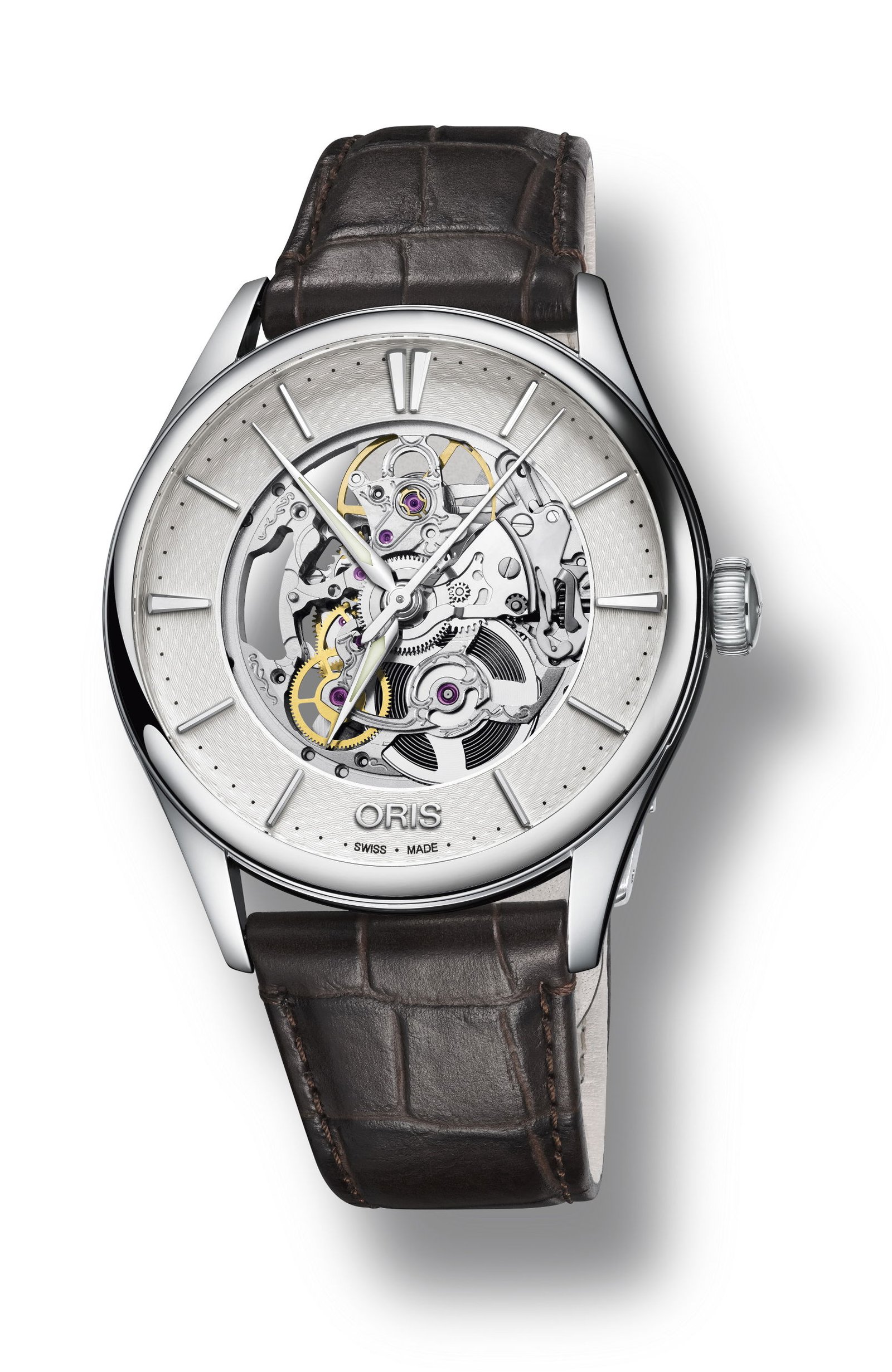 Oris Artelier Skeleton Silver