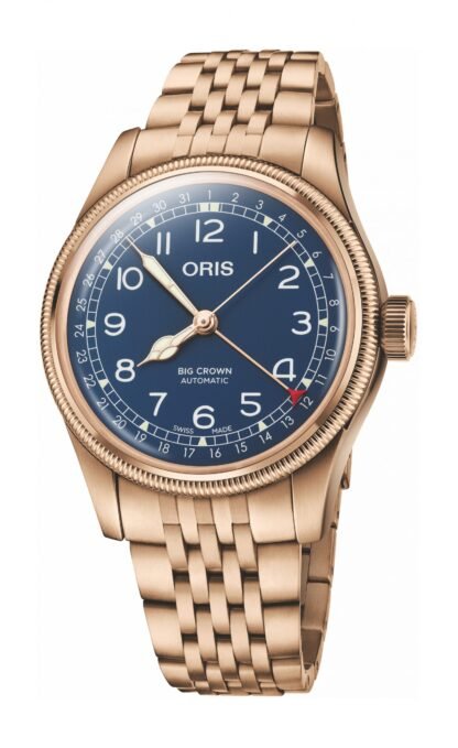 Oris Big Crown Bronze Pointer Date Blue