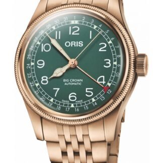 Oris Big Crown Bronze Pointer Date Green