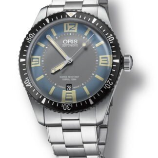 Oris Divers Sixty-Five Blue, Gray