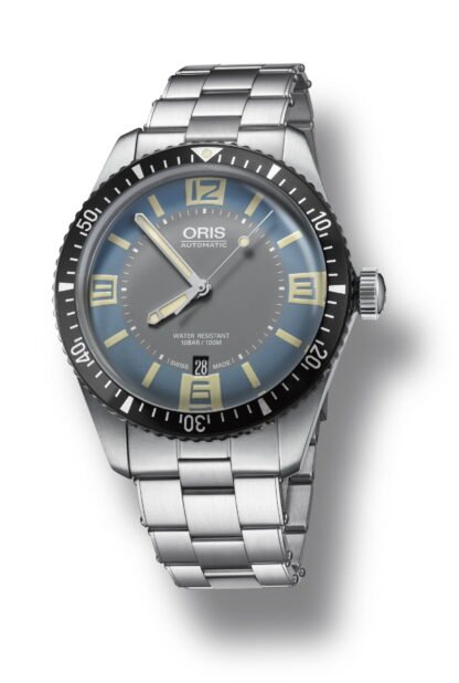 Oris Divers Sixty-Five Blue, Gray