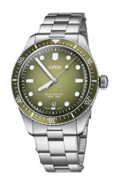 Oris Divers Sixty-Five Date Green