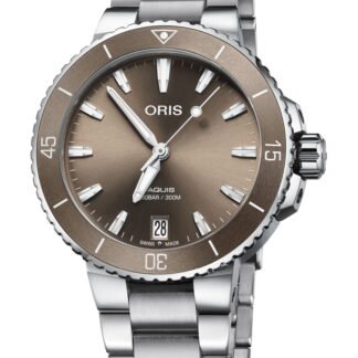 Oris Aquis Date Brown