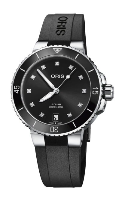 Oris Aquis Date Diamonds Black