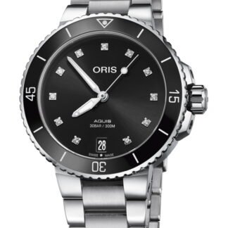 Oris Aquis Date Diamonds Black
