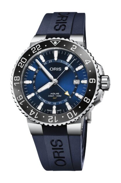 Oris Aquis Gmt Date Blue