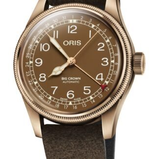 Oris Big Crown Bronze Pointer Date Brown