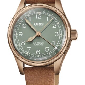 Oris Big Crown Bronze Pointer Date Green