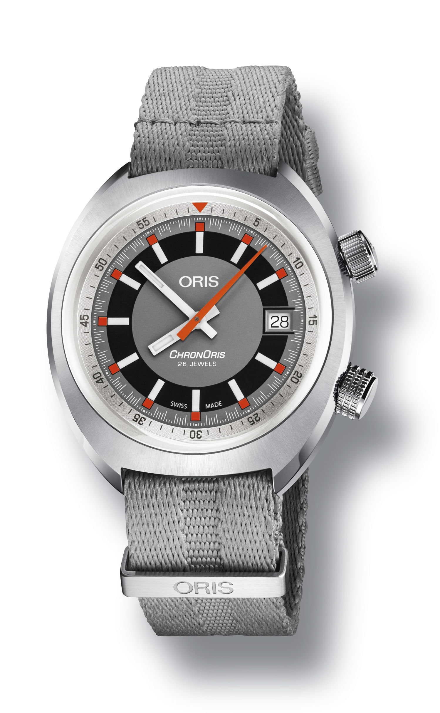 Oris Chronoris Date Gray