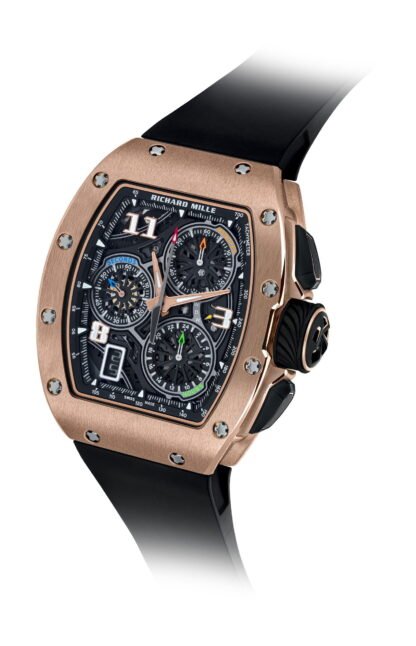 Richard Mille Rm 72-01 Automatic Winding Lifestyle Flyback Chronograph Red Gold Black