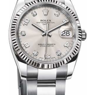 Rolex Datejust 34 Silver