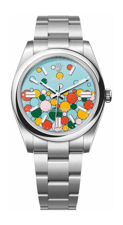 Rolex Oyster Perpetual 41 Artistic Dial, Blue