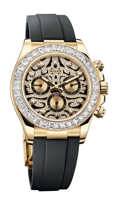 Rolex Cosmograph Daytona Artistic Dial, Black, Gold