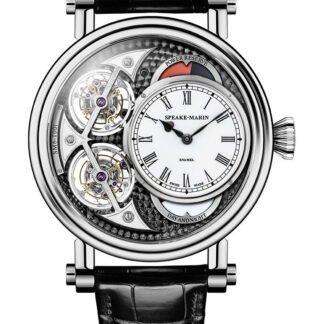 Speake-Marin Black Magister Vertical Double Tourbillon Black, Silver