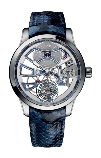 Ulysse Nardin Classico Skeleton Tourbillon Blue, Silver