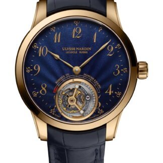 Ulysse Nardin Classico Ulysse Anchor Tourbillon Blue, Gold