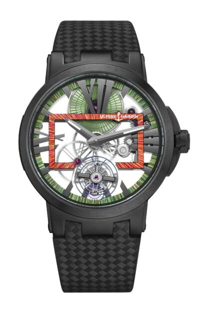 Ulysse Nardin Executive Skeleton Tourbillon Black, Green, Red