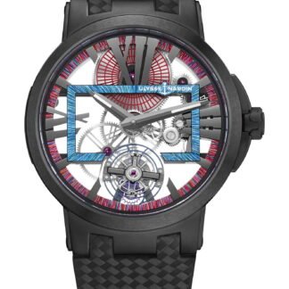 Ulysse Nardin Executive Skeleton Tourbillon Black, Blue, Red