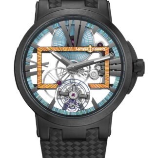 Ulysse Nardin Executive Skeleton Tourbillon Black, Blue, Yellow