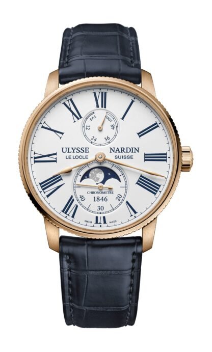 Ulysse Nardin Marine Torpilleur Moonphase White