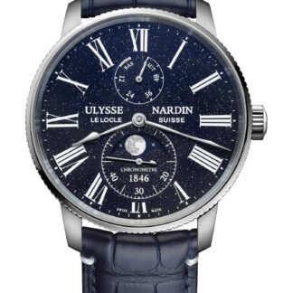 Ulysse Nardin Marine Torpilleur Moonphase Aventurine Blue