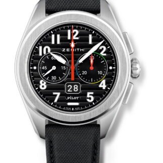 Zenith Pilot Big Date Flyback Black