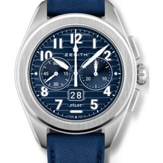 Zenith Pilot Big Date Flyback Boutique Edition Blue