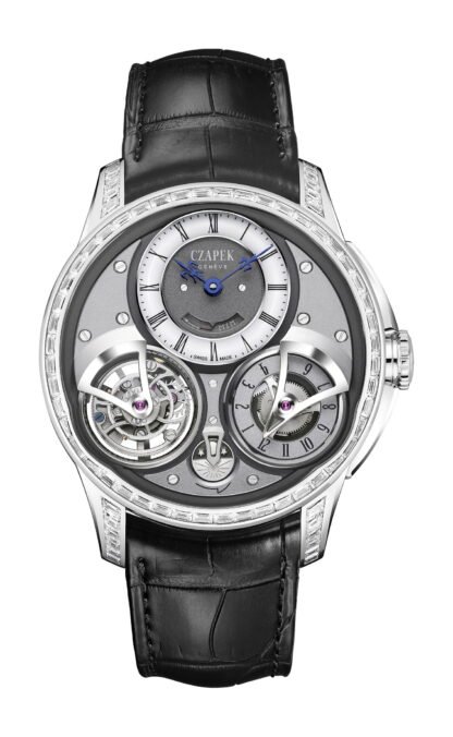 Czapek Place Vendôme Diamond Etincelles Gray, White