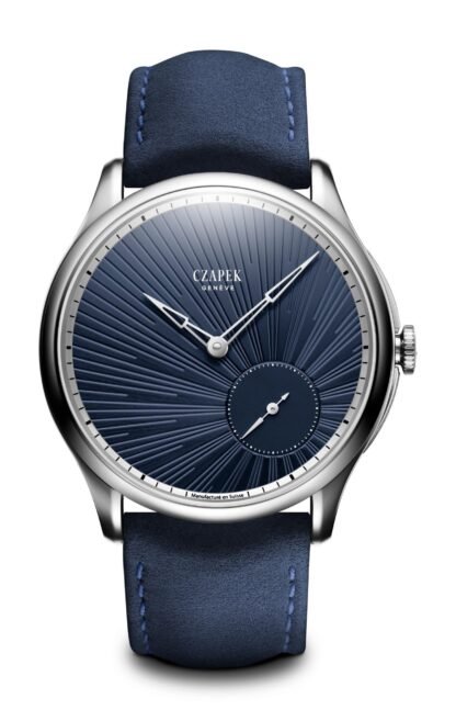Czapek Promenade Guilloché Bleu Nuit Blue