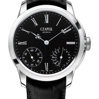 Czapek Quai Des Bergues – Black Enamel S Black