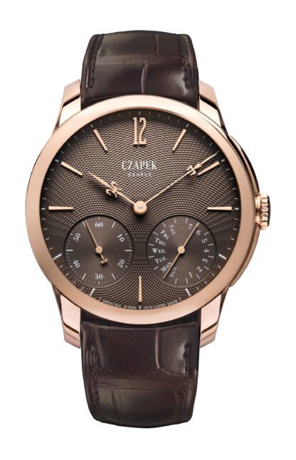 Czapek Quai Des Bergues Guilloché Richochet – Havana Brown Brown