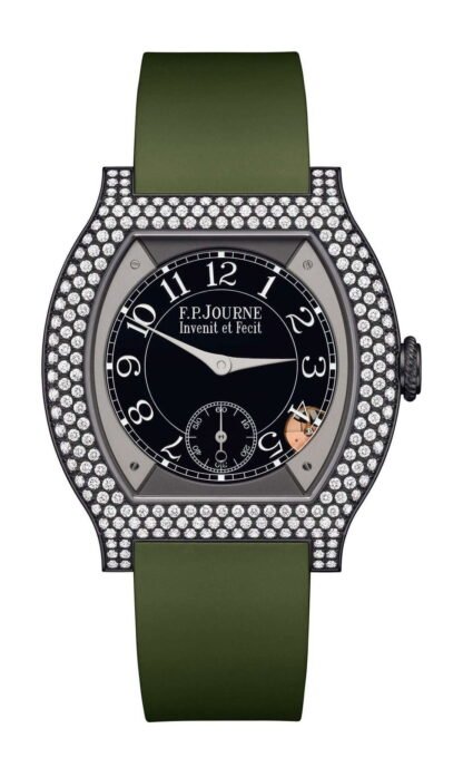 F.P.Journe Élégante 40 Titalyt 12 Rows Of Diamonds Black