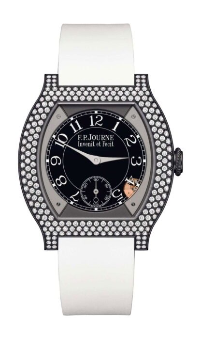 F.P.Journe Élégante 40 Titalyt 12 Rows Of Diamonds Black