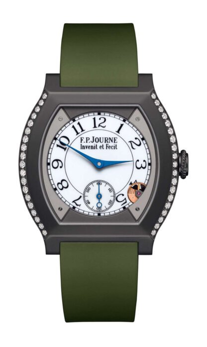 F.P.Journe Élégante 40 Titalyt 2 Rows Of Diamonds White