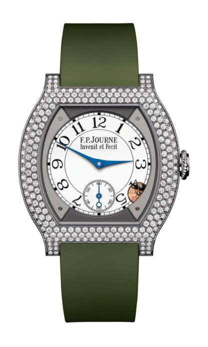 F.P.Journe Élégante 40 Titanium 12 Rows Of Diamonds White