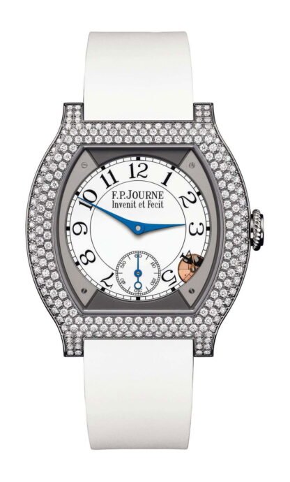 F.P.Journe Élégante 40 Titanium 12 Rows Of Diamonds White